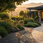 Peaceful path toward a treatment centre symbolising the stages of addiction and recovery