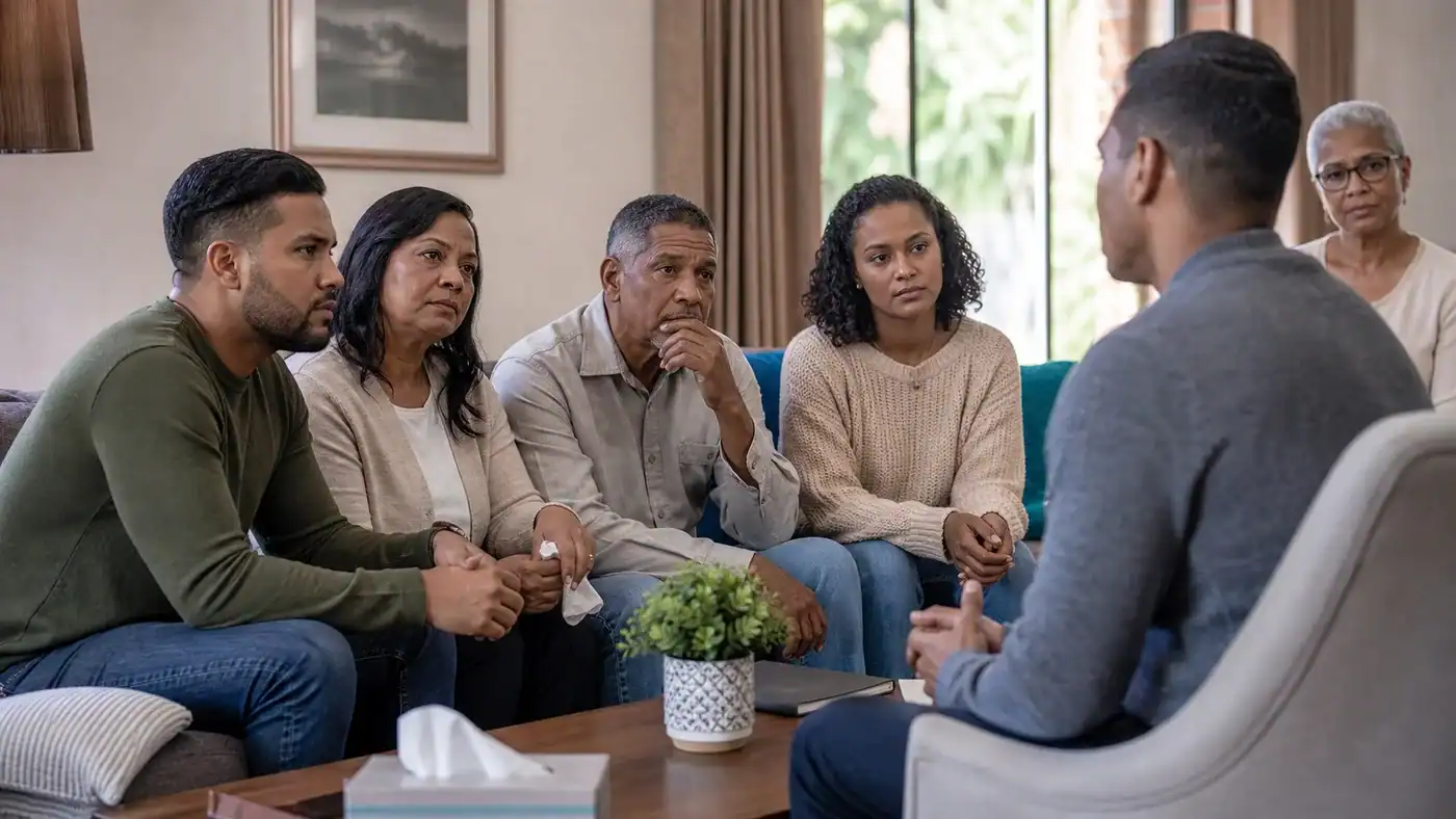Family planning a compassionate addiction intervention with a professional facilitator